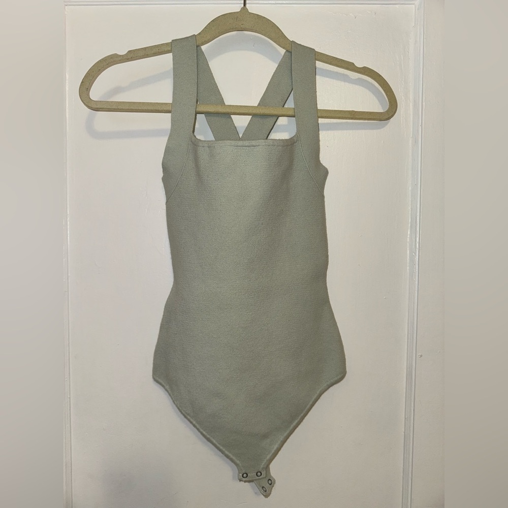 Abercrombie & Fitch Green Bodysuit size small.